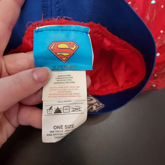 Rubies Supergirl Child Tutu Skirt Halloween Costume Accessory - One Size - Picture 6 of 7